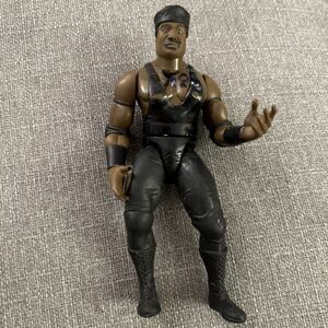 WWF/WWE~1997 Jakks Pacific~Farooq Ron Simmons Slammers Wrestling Action Figure